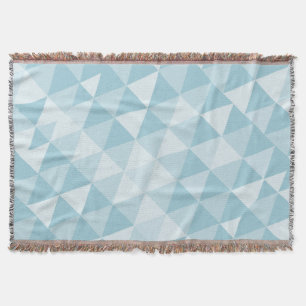 Manta Resumen moderno geométrico del triángulo azul