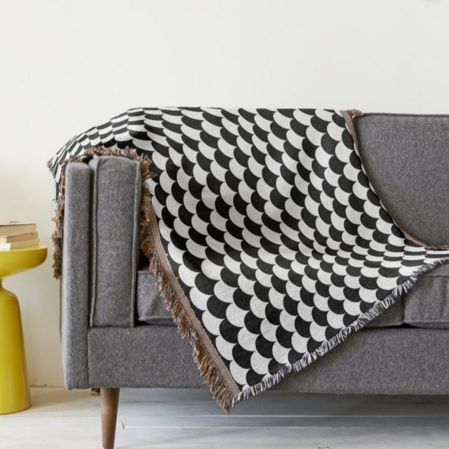 Manta Resumen moderno negro y blanco (Subido por el creador)