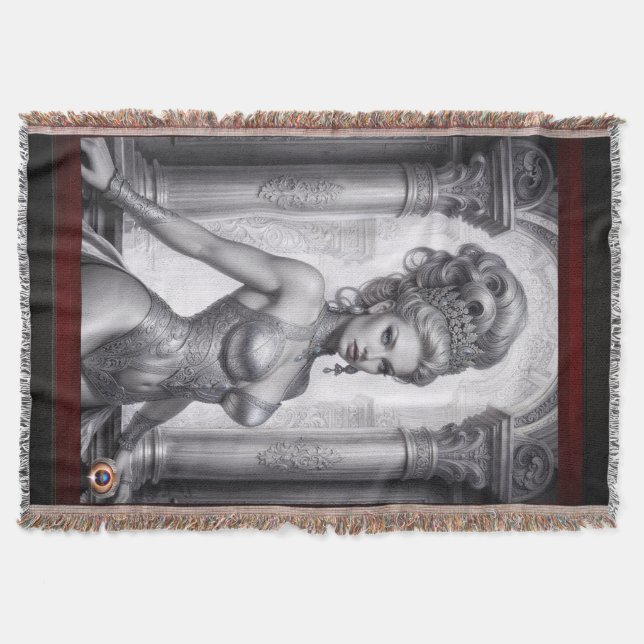 Manta Retrato de Drusella Arkaevis AI Art de Xzendor7 (Anverso)