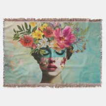 Retrato Floral Vintage 
