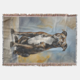 Manta Retrato Terrier de Staffordshire