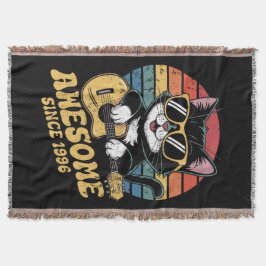 Manta Retro 1996 Birthday Cat Lover Ukulele 30th Bday 