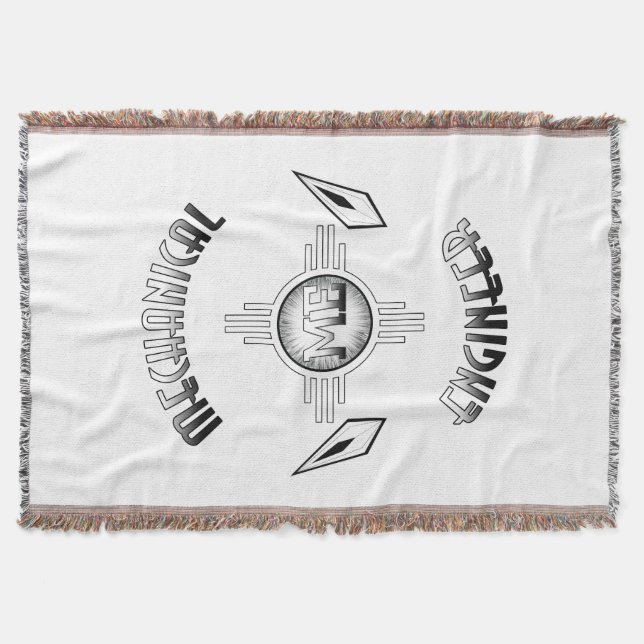 Manta Retro de ingeniero mecánico (Anverso)