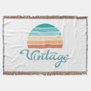Manta Retro Sunset+Guión de época con problemas