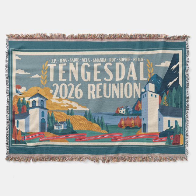Manta Reunión Familiar Tengesdal 2026 (Anverso)