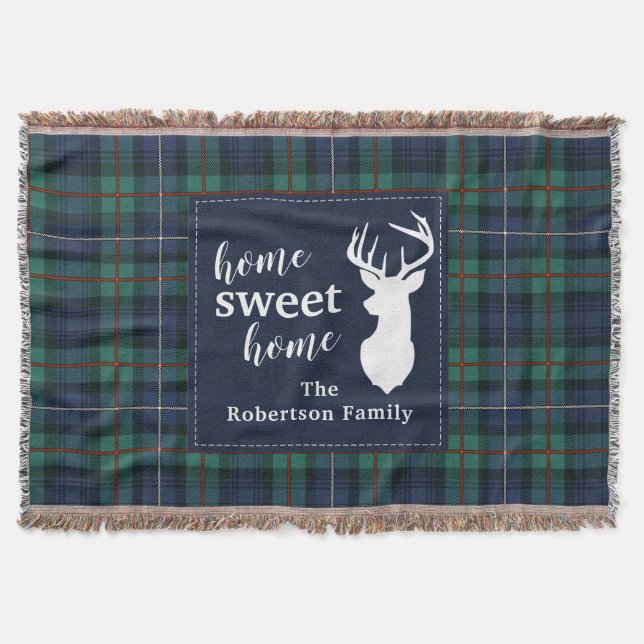 Manta Robertson Tartan Rústico Elegante (Anverso)