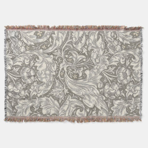 Manta Robot floral botón de William Morris Bachelor