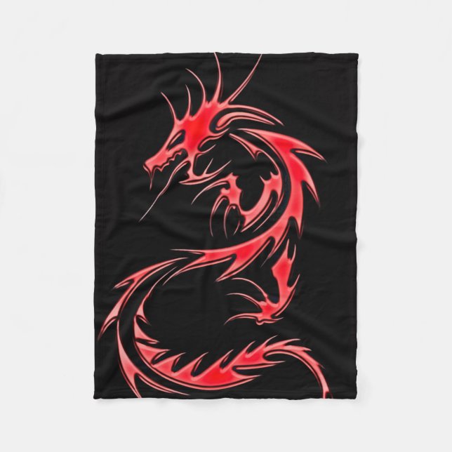 Manta roja del paño grueso y suave del arte del (Anverso)