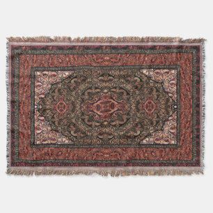 Manta Rojo antiguo persa oriental