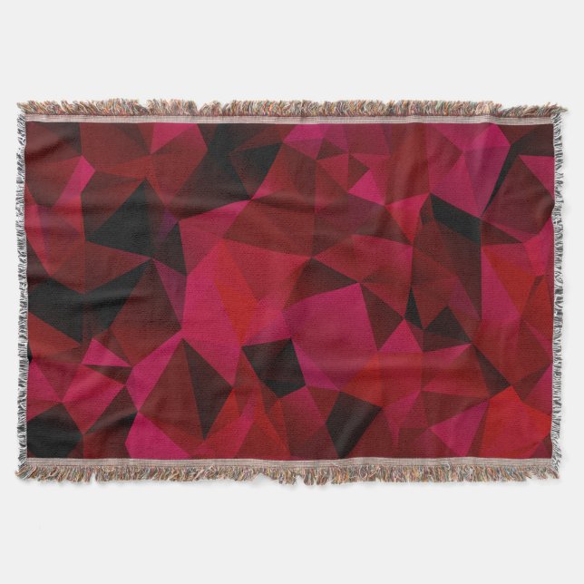 Manta Rojo negro, poligonal (Anverso)
