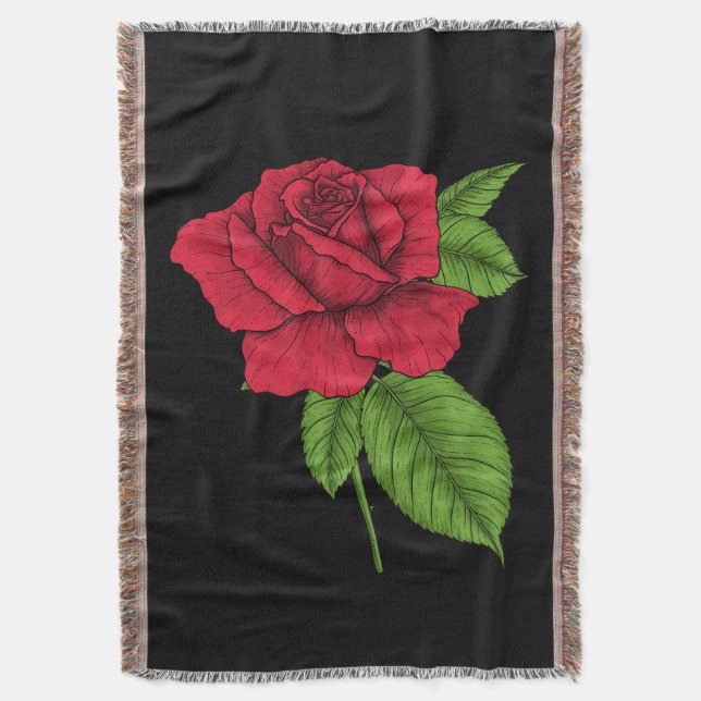 Manta Rojo rosa 2 (Frente vertical)