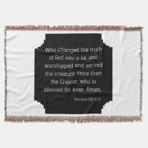 Manta Romanos 1:25 Biblia Verse Cita KJV