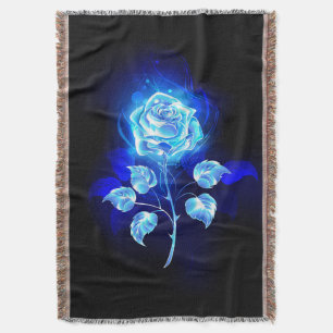 Manta Rosa azul en llamas