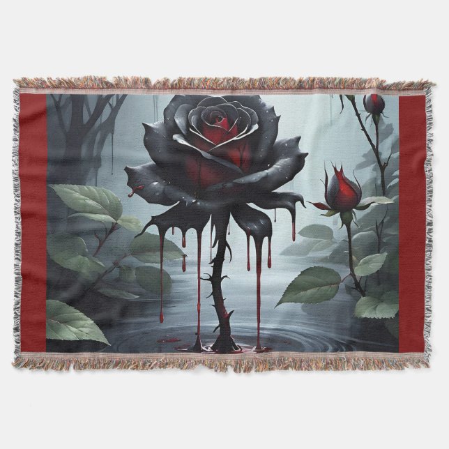Manta Rosa negro de Eerie (Anverso)