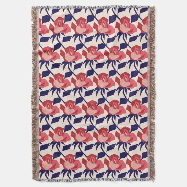 Manta Rosa Whimsy (Frente vertical)