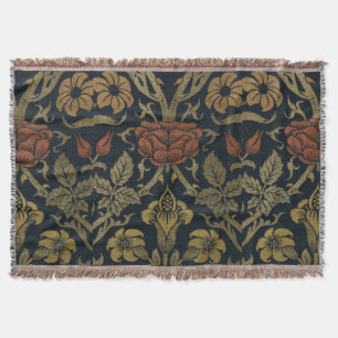 Manta Rosa y Lily de William Morris