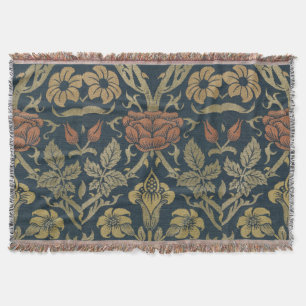 Manta Rosa y Lily de William Morris