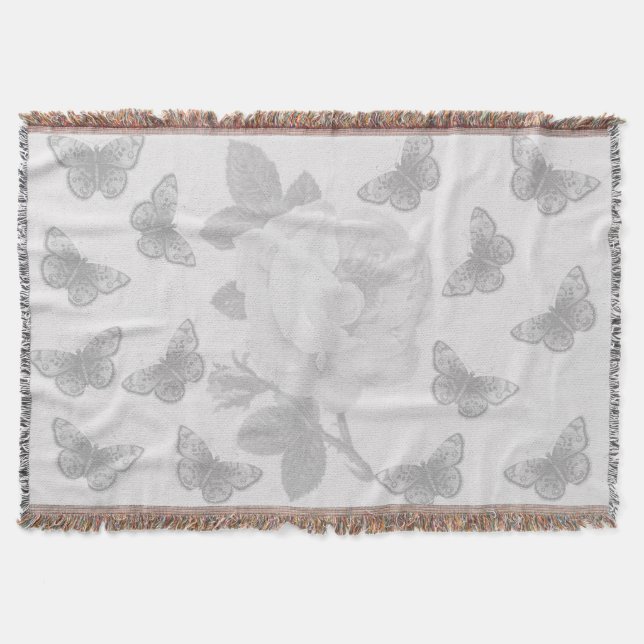 Manta Rosa y mariposas (Anverso)