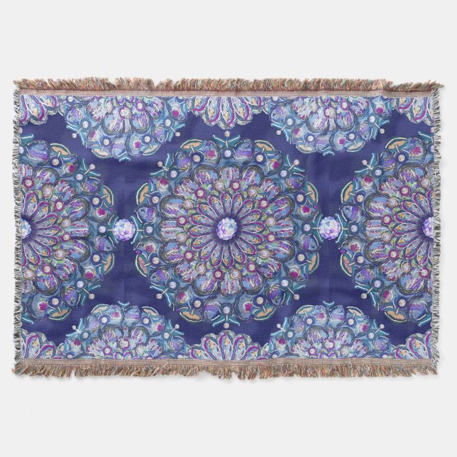 Manta rosante azul (Anverso)