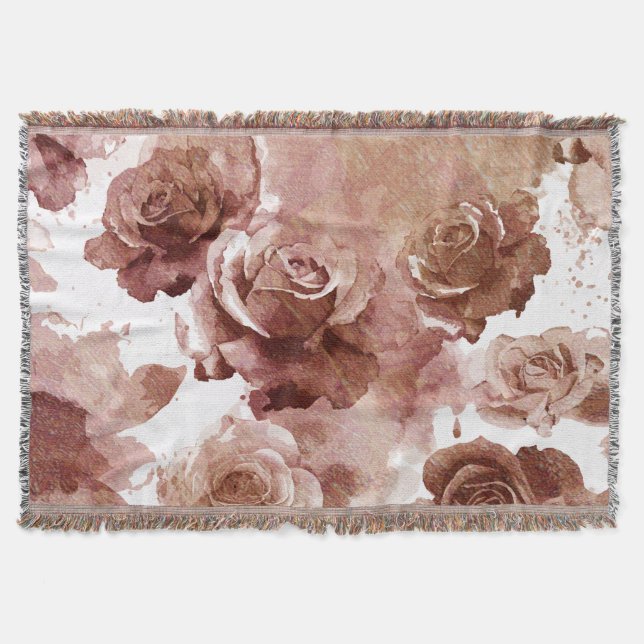 Manta Rosas acuáticos 3 (Anverso)