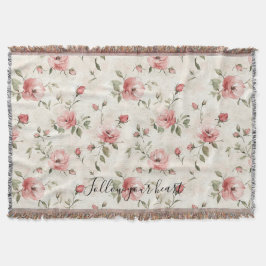 Manta Rosas Rosadas Floral