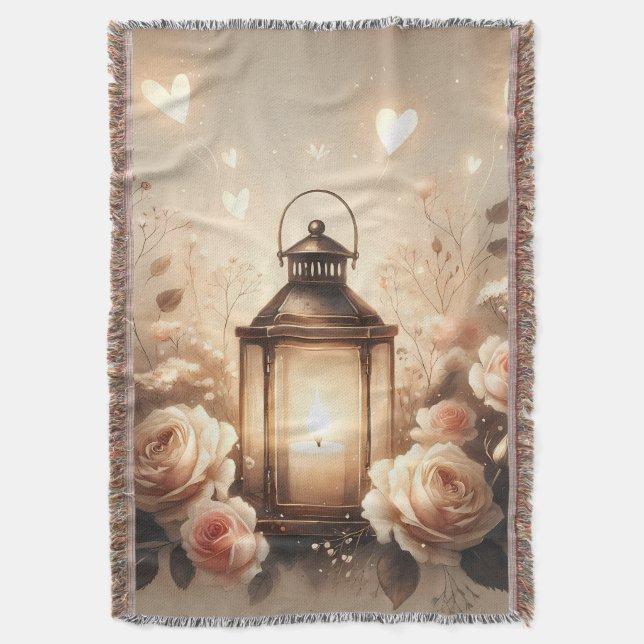 Manta Rose Lantern Glow Bouquet (Frente vertical)