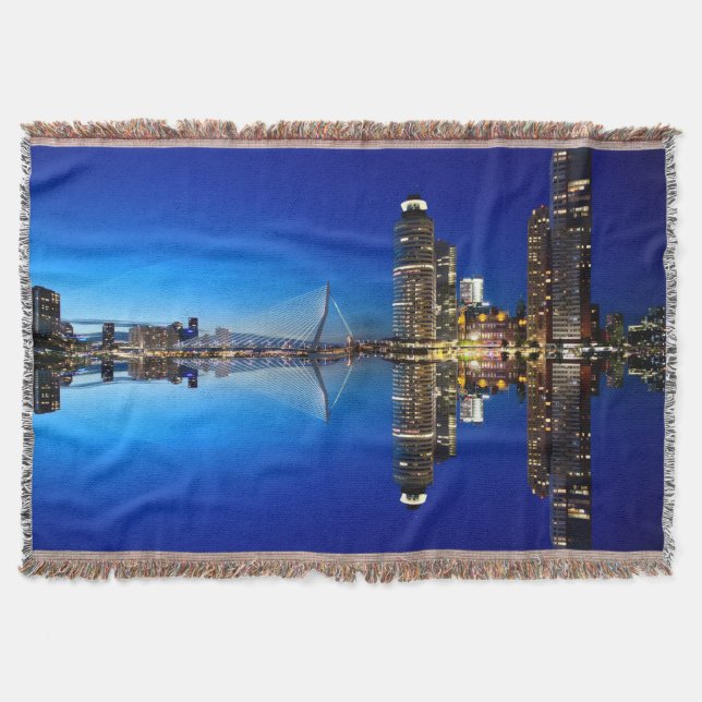 Manta Rótterdam Skyline Cityscape (Anverso)