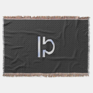 Manta Rótulo moderno Libra Zodiac sobre el estilo de pie