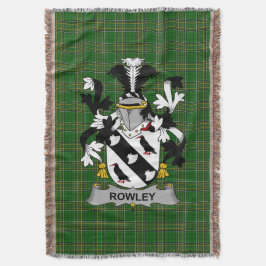 Manta Rowley irlandés o O_Rowley Escudo familiar de arma