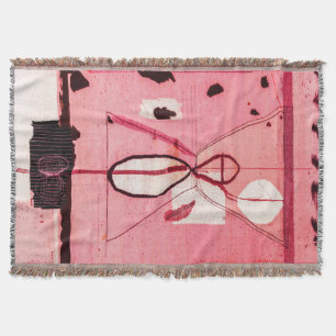 Manta Rubor Kilim: Arte de Patrimonio Marroquí Rosa