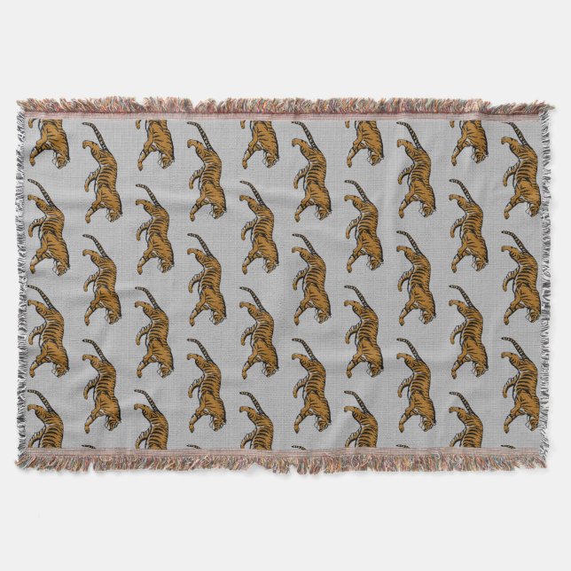 Manta ¡Rugir! ¡Soy un tigre! -manta polar (Anverso)