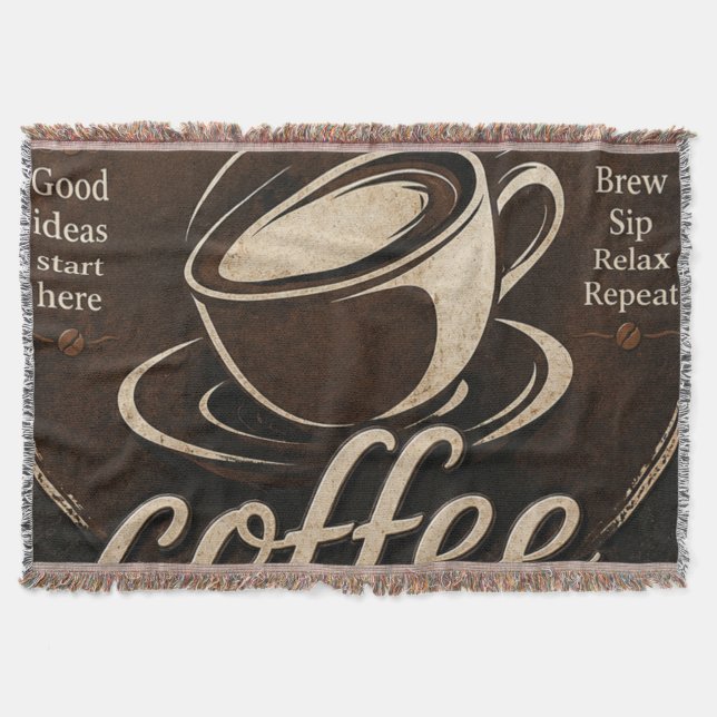 Manta Rustic Coffee Bar Decor Gift (Anverso)