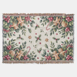 Manta Rustic Gingerbread Holiday