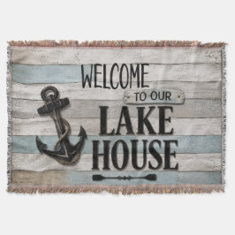 Manta Rustic Lake House Anchor Nautical Coastal