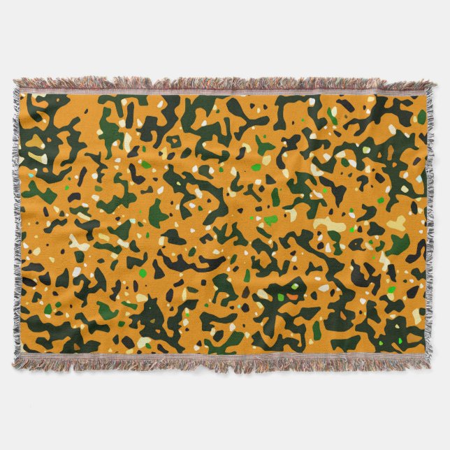 Manta Rústico patrón de camuflaje de camo (Anverso)