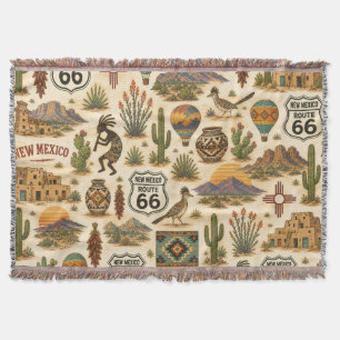 Manta Ruta 66 de Nuevo México Desert Drift