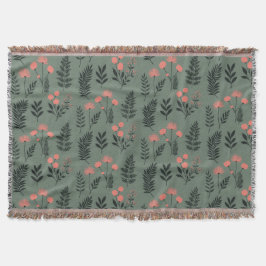 Manta Sage Fern Throw Blanket