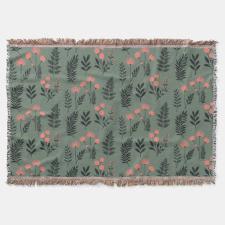 Manta Sage Fern Throw Blanket