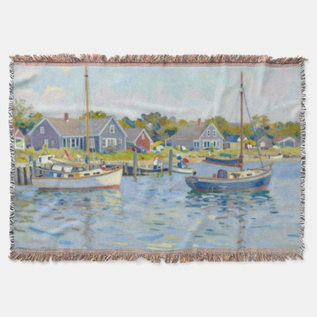 Manta Sailboats Impressionism New England (Anverso)
