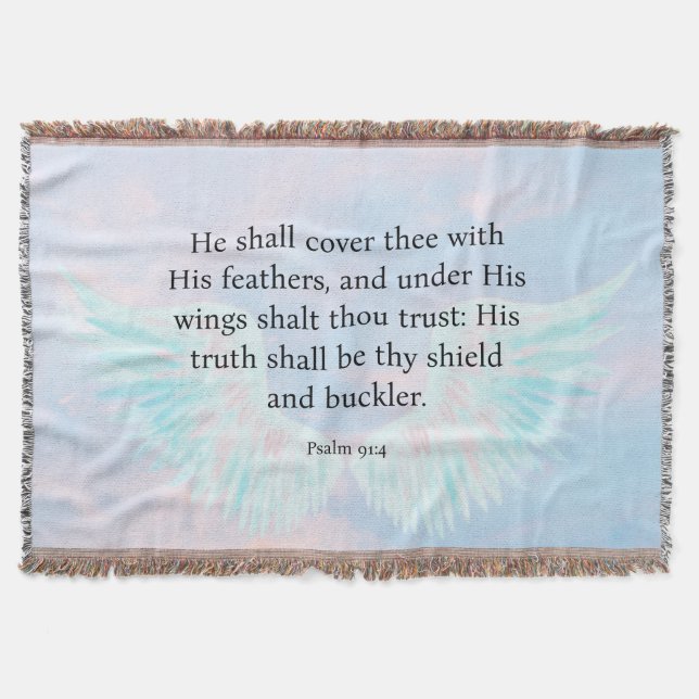 Manta Salmo 91:4 (Anverso)