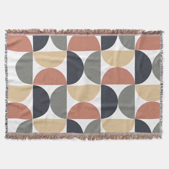 Manta Salmón de carbón de medio siglo moderno (Anverso)