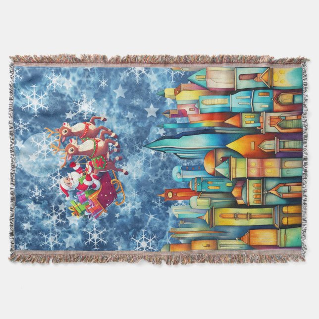 MANTA SANTA SOBRE LA CIUDAD (Anverso)