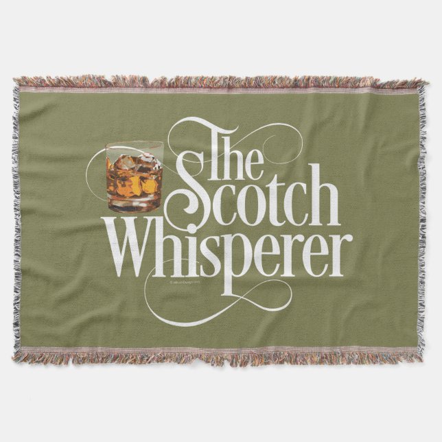 Manta Scotch Whisperer Throw Blanket (Anverso)