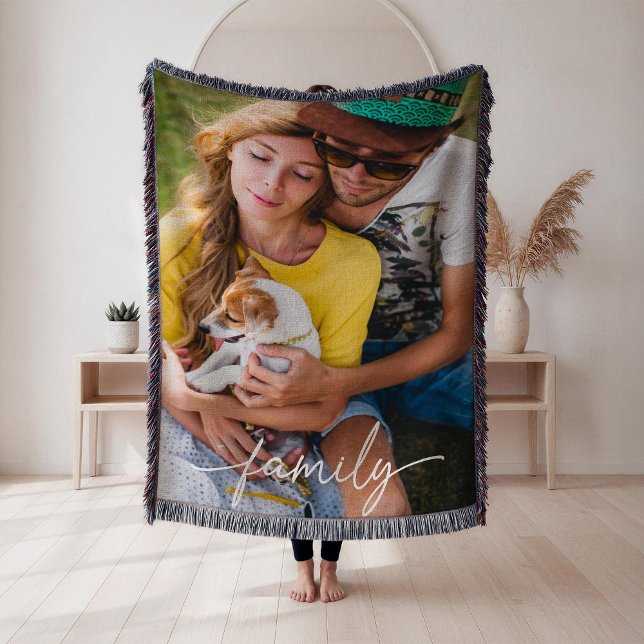 Manta Script Family Photo Woven  (Subido por el creador)
