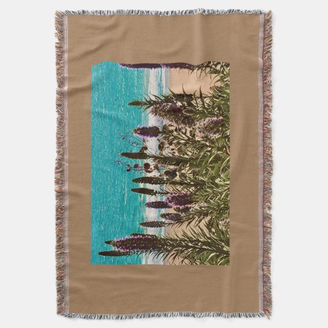 Manta Seascape Throw Blanket (Frente vertical)