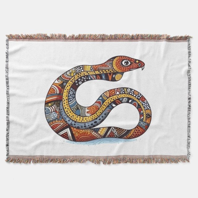 Manta Serpiente de la Tierra Enroscada  (Anverso)