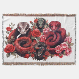 Manta Serpiente Roja