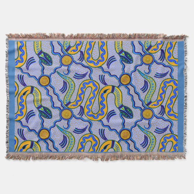 Manta Serpiente tribal (Anverso)