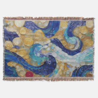 Manta Serpientes de agua de Klimt
