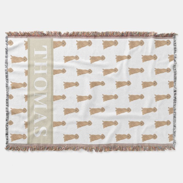 Manta Setter Irlandés Personalizado (Anverso)